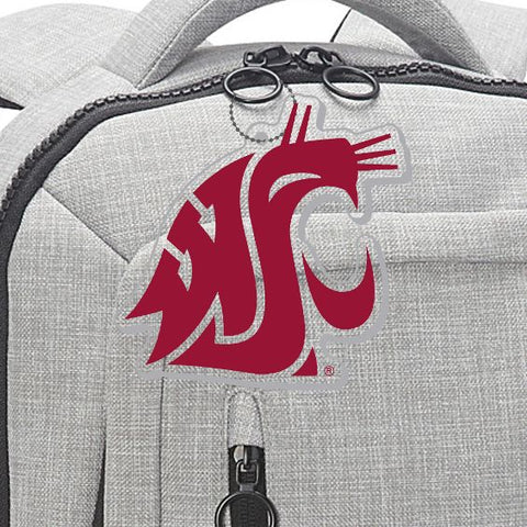 Crimson Cougar Logo Bag Tag