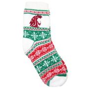 WSU Cougar Holiday Socks