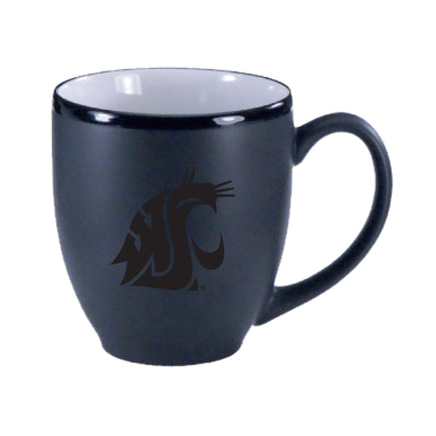 WSU Black Coffee Cup with Black Logo