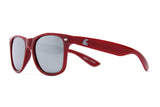 WSU Crimson Wayfarer Sunglasses - Side View