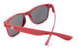 WSU Crimson Wayfarer Sunglasses - Back View