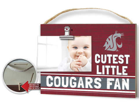 Cutest Little Cougars Fan 10x8 Clip it Photo Plaque