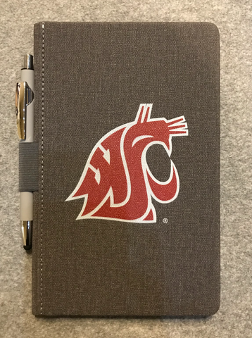 Gray with Crimson Cougar Logo Journal