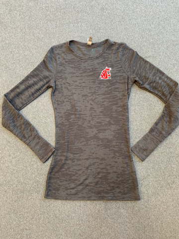 WSU Embroidered Thermal Long Sleeve