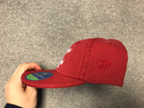 Infant Crimson with White Coug Logo Cinch Hat