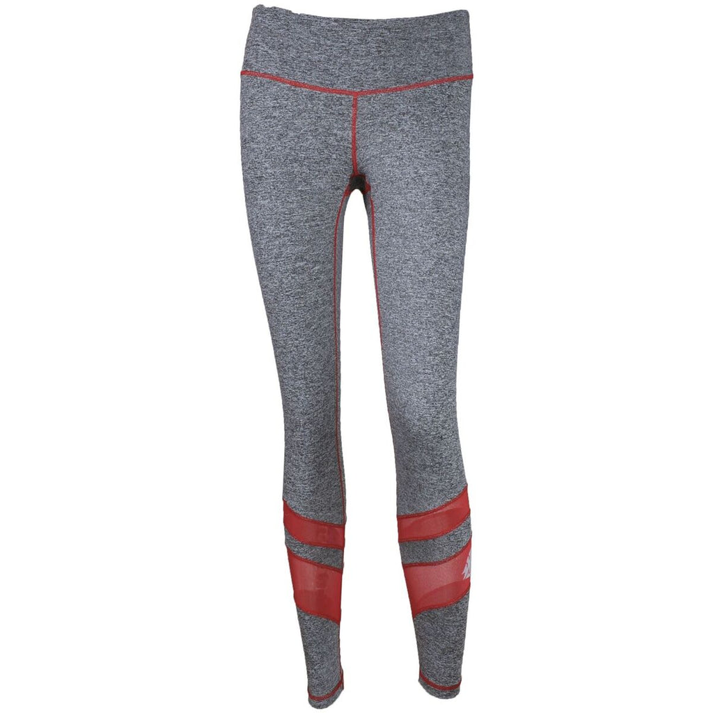WSU Grey Leggings with Mesh Cutouts – Cougarwear