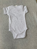 Baby Onesie Gray with Coug