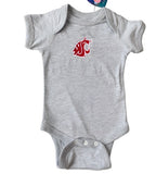 Baby Onesie Gray with Coug