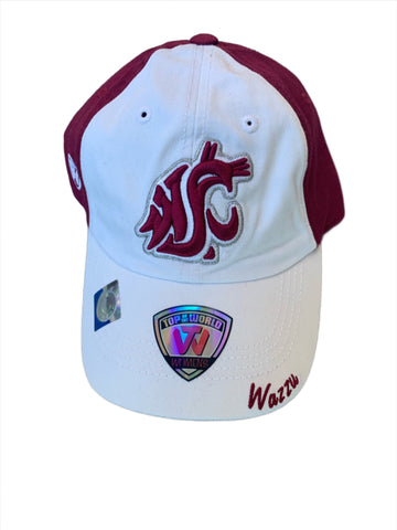 "WAZZU" Hat Crimson Logo