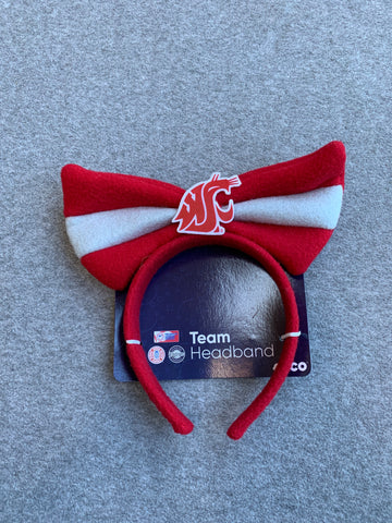 WSU Bow Headband