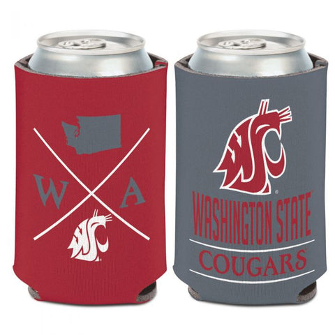 WASHINGTON STATE COUGARS HIPSTER CAN COOLER 12 OZ.