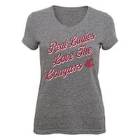 Womens "Real Ladies Love The Cougars" Tee