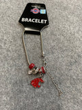WSU Metal Charm Bracelet
