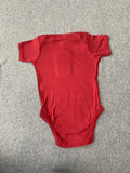 Baby onesie Crimson with Coug