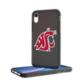 WSU Black and Crimson Dot Cougar iPhone X/XS/XR Case