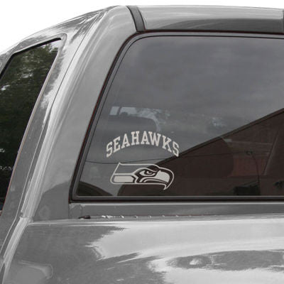 Arched Seahawks Logo Decal 8 X 8
