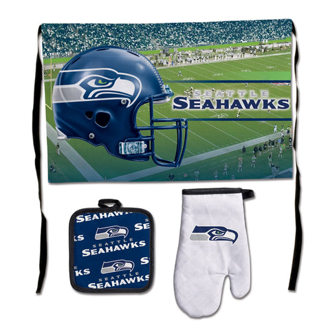 Seattle Seahawks Deluxe Barbeque Set