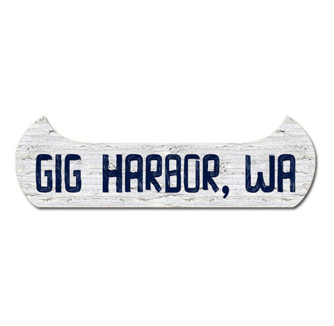 Gig Harbor Canoe Magnet