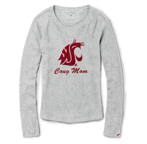 League Coug Mom Grey Thermal