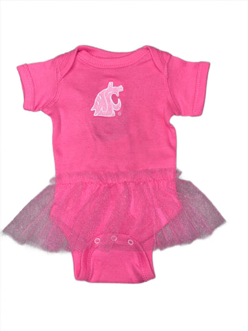 Baby Pink Embroidered Tutu Onesie