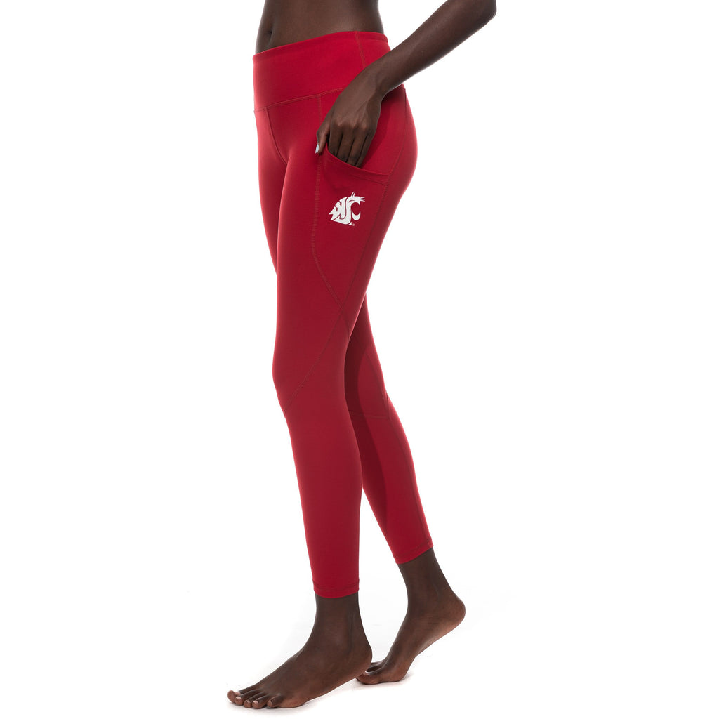ZOOZATZ Ladies WSU Crimson Logo Legging – Cougarwear