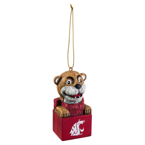WSU Cougar Mascot Ornament