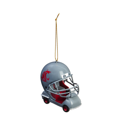 WSU Football Helmet Car Ornament